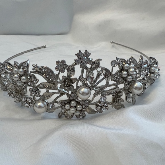 6 Metal Rhinestone Embellished Hairbands Headbands Hair Accessories Wedding - Picture 6 of 10